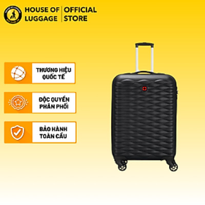 Vali kéo Wenger IN-FLIGHT WENGER - THỤY SĨ -  Thiết kế họa tiết sóng tinh tế Size 20/ 24/ 28 inch