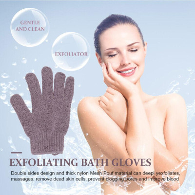 Bao tay tắm găng tay matxa tắm tẩy tế bào chết, tẩy da chết bông tắm giúp kỳ sạch bẩn trên da (nhiều màu) (Xả Rẻ Lấy 5*)
