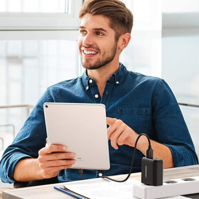 Ugreen UG10216CD161TK 36W QC3.0 2 cổng USB màu Đen Củ sạc nhanh - HÀNG CHÍNH HÃNG