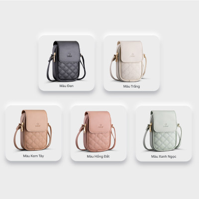 Túi Yuumy ( Thời trang nữ đi chơi size 11 - Túi đeo chéo da Seasand YN150 )