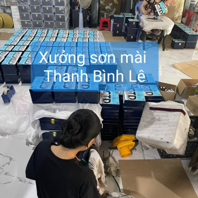 Tranh sơn mài liễn thờ cửu huyền thất tổ cẩn ốc cao cấp Thanh Bình Lê 120x143 cm