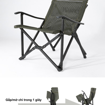 Ghế lưới Owaga gấp gọn Campingmoon F-1003-W