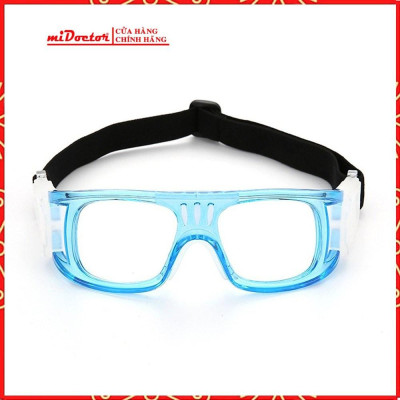 Kính Bảo Vệ Chơi Thể Thao, Bóng Rổ, Bóng Đá Chống Sương Mù Cao Cấp - Có Thể Lắp Mắt Kính Cận - Hãng miDoctor - Màu ĐEN