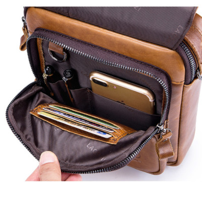 Túi xách túi đeo chéo nam 100% da bò thật cao cấp phong cách mới