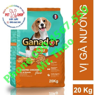 20KG Thức ăn cho chó trưởng thành Ganador vị gà nướng - Ganador Adult Roasted Chicken Flavor