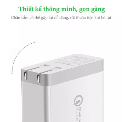 Ugreen UG40715CD161TK 36W màu Trắng Củ sạc nhanh 2 cổng USB chuẩn QC 3.0 - HÀNG CHÍNH HÃNG