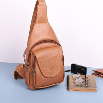 Balo Lata ( Thời trang nam đi chơi cỡ nhỏ - Balo đeo chéo da BALC22 )