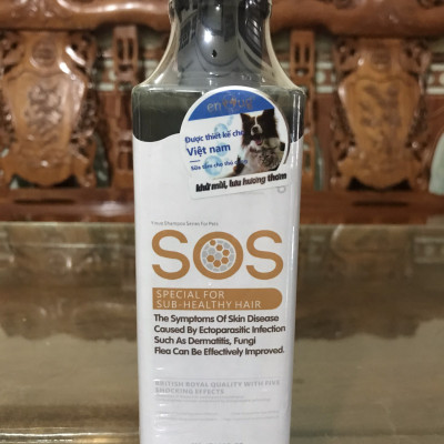 Sữa Tắm Sos 530ml Cho Chó Mèo Lưu Hương Thơm 7 Ngày