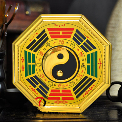 Gương bát quái âm dương size trung