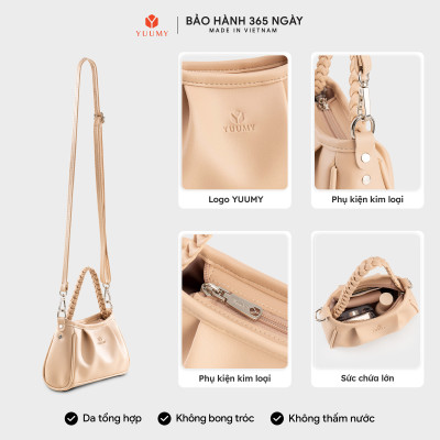 Túi Yuumy (Thời trang nữ mini xinh xắn size 21 - Túi đeo chéo da Seasand YN289)