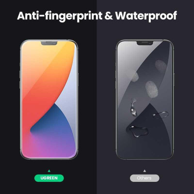 Ugreen UG20348SP159TK 2 miếng dán Iphone 12 Pro 6.1inch Trong suốt 9H cường lực bảo vệ chống rơi Full HD - HÀNG CHÍNH HÃNG