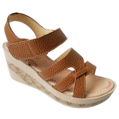 Giày Đế Xuồng Nữ BIGGBEN Da Bò Thật Cao 7 Phân SDX69