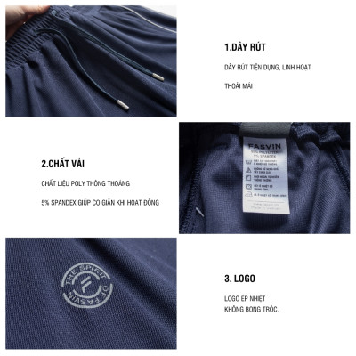 Bộ quần áo nam Bigsize từ 80 đến 100kg Fasvin chất vải tổ ong mềm co giãn thoải mái AT25206