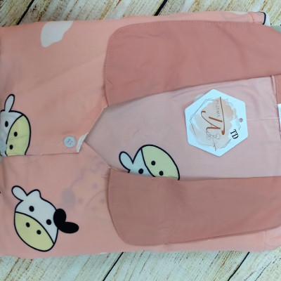 Bộ lụa thái dài tay phồng siêu cưng