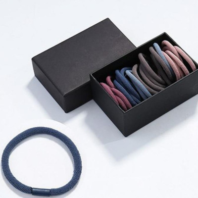 Sét 40 dây buộc tóc tròn cao cấp xuất Nhật HD12 hộp giấy sang trọng