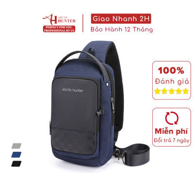 Túi đeo chéo,đeo ngực Arctic Hunter XB00105 chất liệu Oxford chống thấm nước thiết kế đơn giản, hiện đại, phù hợp nam nữ