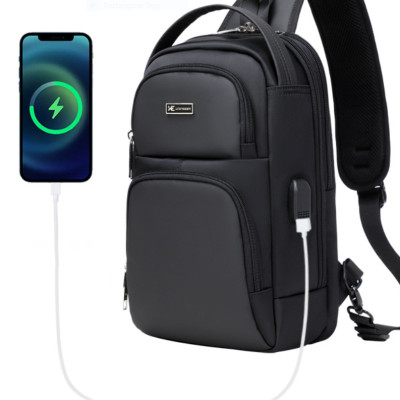 Túi đeo chéo đeo ngực nam có khóa chống trộm chống nước cao cấp phong cách mới