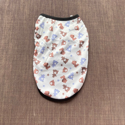 ÁO THUN BA LỖ GẤU CUTE THÔNG HƠI SIÊU DỄ THƯƠNG TỪ 1-5KG DÀNH CHO THÚ CƯNG CHÓ MÈO