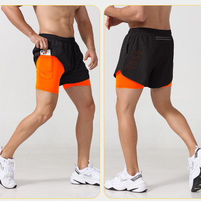 Quần chạy bộ short đùi thể thao thoáng khí nhanh khô, có túi đựng điện thoại , kèm lớp lót Cleacco DK22001 Bảo Hành 12 Tháng - Boro Sport