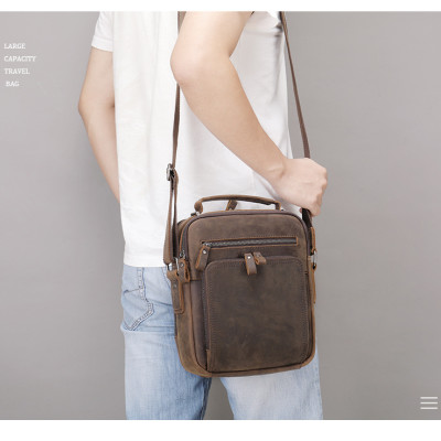 Túi đeo chéo nam DA BÒ THẬT phong cách mới  - BEE GEE DCN9315B