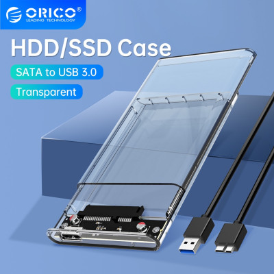 Hộp ổ cứng ORICO 2139U3 2.5" SSD/HDD SATA 3 USB 3.0 trong suốt - Hàng Chính Hãng