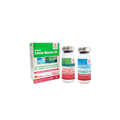 Combo Linco-Namic.KC (10ml) - Dung Dịch Hỗ Trợ Trị Nhiễm Khuẩn Tiêu Hóa, Tiêu Viêm Cho Thú Cưng, Chim Cảnh