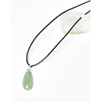 Mặt dây chuyền hạt đậu cẩm thạch phỉ thúy 1.8cm mệnh hỏa, mộc - Ngọc Quý Gemstones