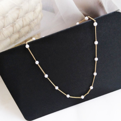 Dây chuyền hạt châu cho nữ