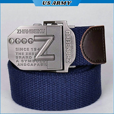 Thắt Lưng Nam Vải Bố Phong Cách Lính US ARMY, Dây Nịt Nam Vải Dù Khóa ZHANBEIKU Chống Ghỉ Siêu Bền Cao Cấp - HÀNG CHÍNH HÃNG
