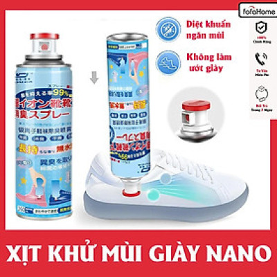 Bình Xịt Khử Mùi Giày Dép, Mũ Bảo Hiểm Tủ Quần Áo, Chai Xịt Khử Mùi Nano