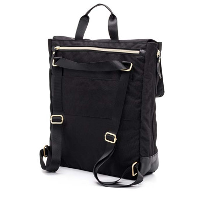 Balo Nữ SOLO Austin Hybrid Tote Ngăn laptop 13.3 inch màu đen phối phụ kiện mạ vàng Mã EXE803 Bảo hành 5 năm chính hãng