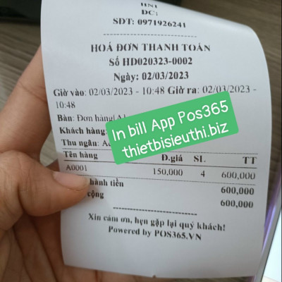 Máy in đơn Livestream, Máy in hóa đơn kết nối điện thoại, Máy in nhiệt K80, Máy in Bill kết nối điện thoại - Hàng Chính Hãng