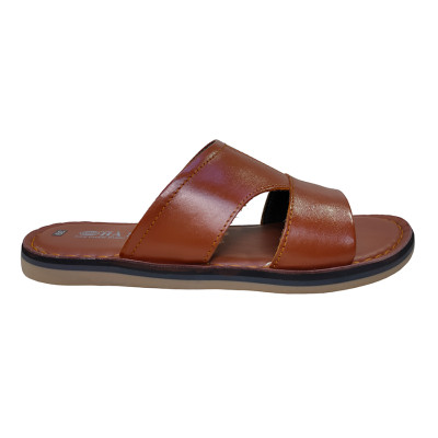 Dép Nam Quai Ngang HÀ NAM Da Bò Thật Cao Cấp DNA2188