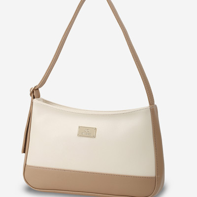 Túi xách nữ đeo vai dáng chữ nhật, túi da công sở nữ phối màu thanh lịch JO BY IDIGO FB2 - 2001 - 00