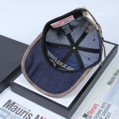 Nón nam, mũ lưỡi trai Ông Địa 79 phối vải jeans form đẹp thời trang đường phố