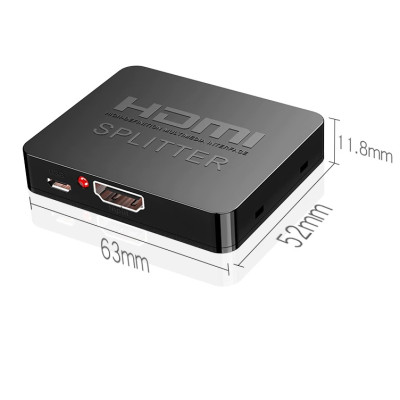 SOAIY Bộ Chia HDMI 1 Ra 2 Chất Lượng 4K Video Switch HDMI Switcher Splitter 1X2 - Hàng Nhập Khẩu