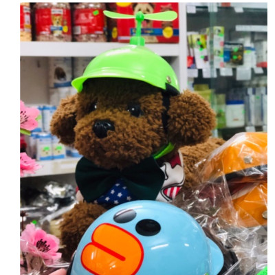 MŨ BẢO HIỂM KÈM CHONG CHÓNG DÀNH CHO CHÓ MÈO