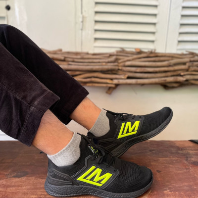 Giày Thể Thao Nam Limenco L6007 Màu Cốm, Đế Phylon Êm Nhẹ, Đi Chơi, Thể Thao