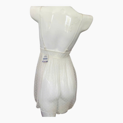 Váy Ngủ Ren Lưới D641 Hai Dây Đơn Giản Xuyên Thấu Gợi Cảm