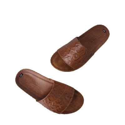 Dép Nam Quai Ngang Da Bò Thật TiTi ĐÔ Cao Cấp DNA2178d