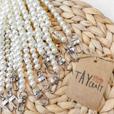 Dây ngọc trai đeo túi xách 40cm dây thay thế đeo túi đeo vai DIY phong cách phụ kiện túi xách