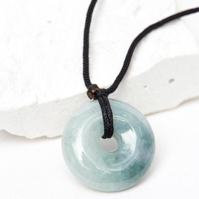 Mặt dây chuyền đồng điếu đá cẩm thạch phỉ thúy mệnh hỏa, mộc - Ngọc Quý Gemstones