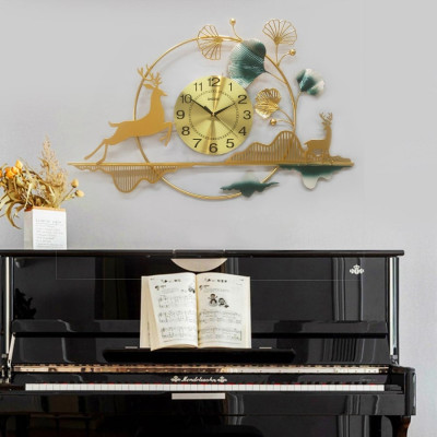 Đồng Hồ Treo Tường Trang Trí Đẹp Shouse DH11 quart độc lạ 3d cỡ lớn nghệ thuật phù hợp cho phòng khách, phòng ngủ 