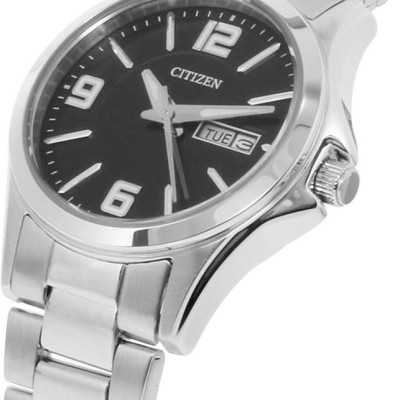 Đồng Hồ Nữ Citizen Dây Thép Không Gỉ EQ0591-56E - Mặt Đen