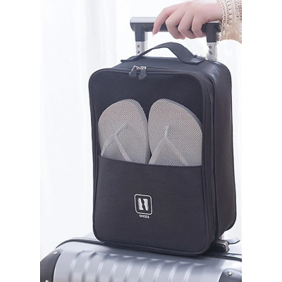 Túi đựng giày dép du lịch 3 ngăn chống nước,Có thể cố định trên vali,Không gian bên trong rộng rãi - Hàng chính hãng