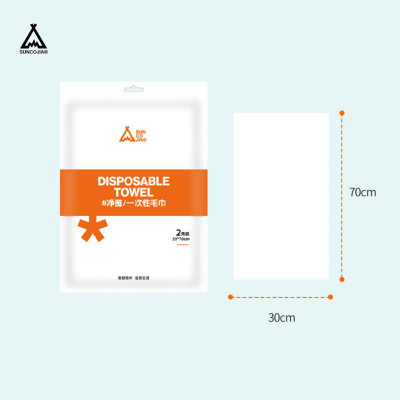 Khăn mặt khô đa năng dùng 1 lần lau khô, lau ướt - Kích thước 72x32 - Cuộn 10 khăn - Hàng chính hãng