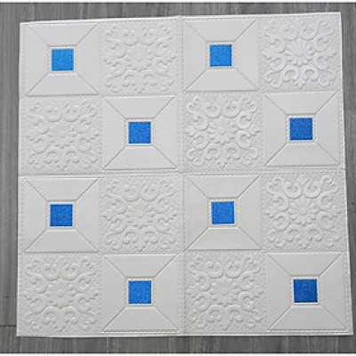 Bộ 5 Tấm Xốp Dán Tường Kim Tuyến, Tem 3D Siêu Đẹp, Sang Trọng 