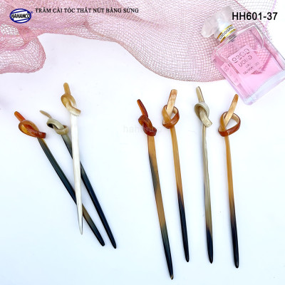 Trâm Cài Tóc Bằng Sừng Đầu Trâm Thắt Nút Kiểu Dáng Lạ Độc Đáo Tỉ Mỉ (HH601-37)