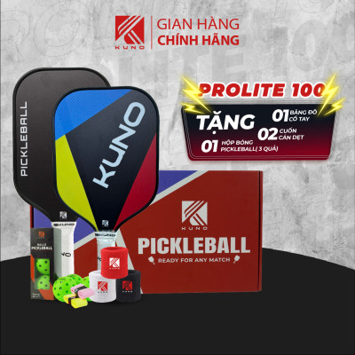 Vợt Pickleball Kuno Prolite 100 Chính Hãng, lối đánh tấn công, phòng thủ, sức chịu lên tới 70kg