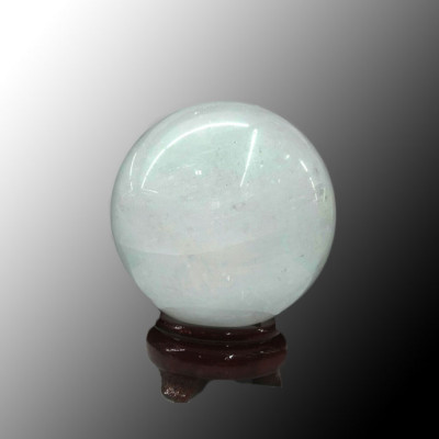 Quả Cầu phong thủy Thạch Anh Trắng đá tự nhiên